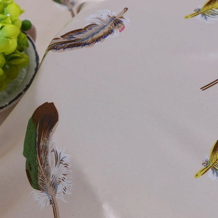 150 см Ткань с принтом измеритель стрейч перо принт итальянская ткань материал