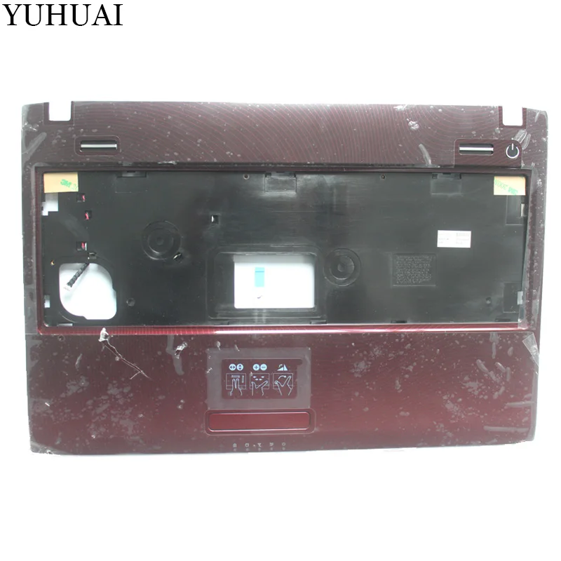 Новый чехол для SAMSUNG R580 R590 с подставкой рук искусственная кожа (F) задняя крышка