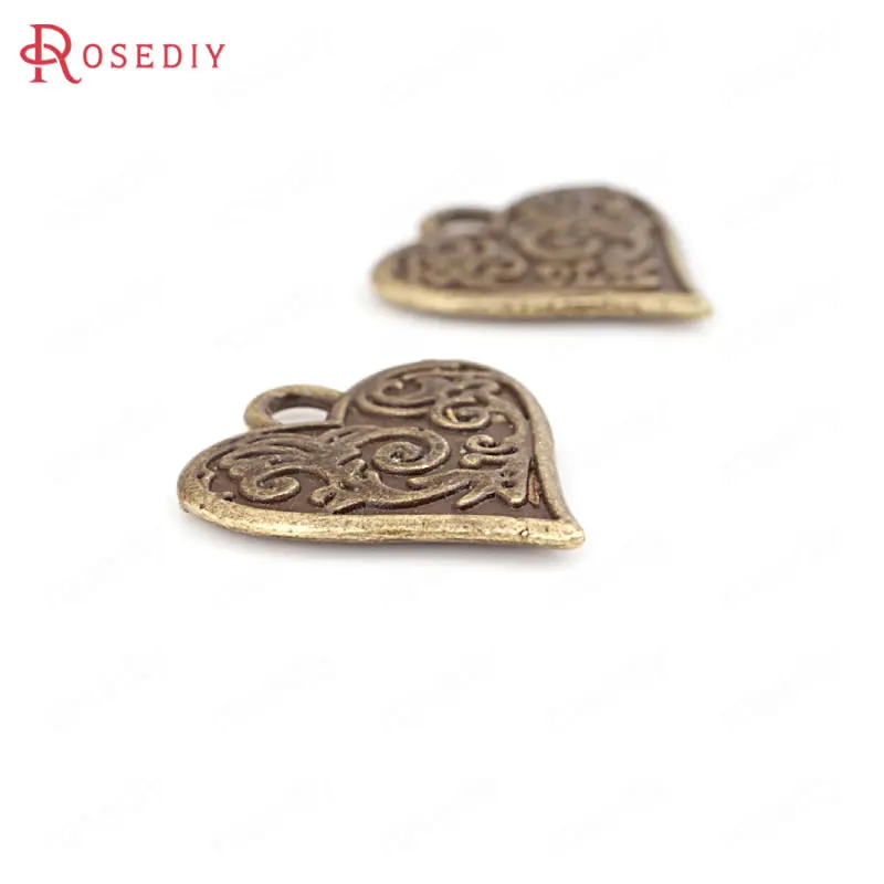 50 шт. 16*15 мм покрытый цинковым сплавом|charm pendant diy|heart charm pendantcharm |