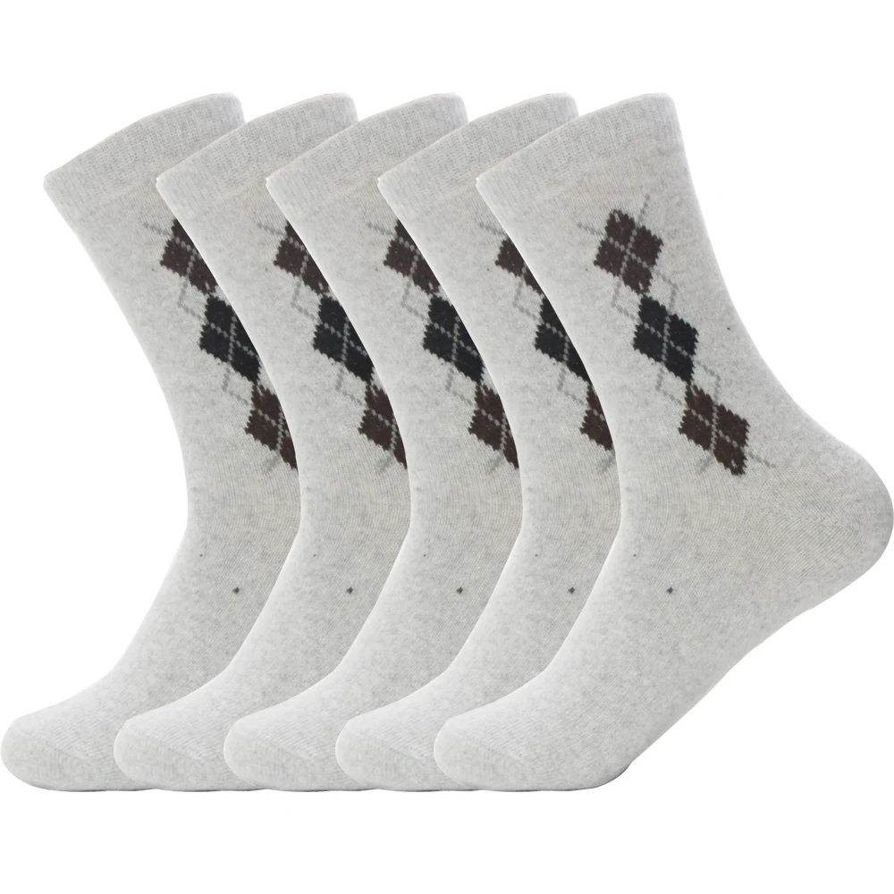 Rabbit Wool Fabric Quality Men Spring Winter Warm Socks Deodorant Breathable Soft Business Casual Big 3 grid Male Sock | Мужская одежда