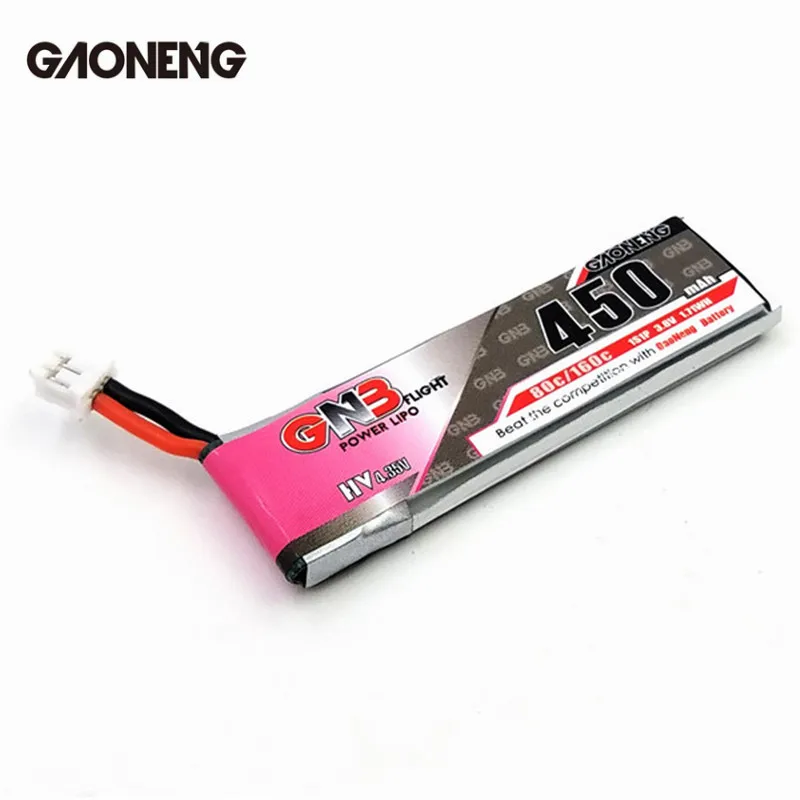 GAONENG GNB 4 35 V 450mAh 1S 80C HV батарея PH2.0 вилка белая для M80S Tiny7 RC модель квадрокоптера