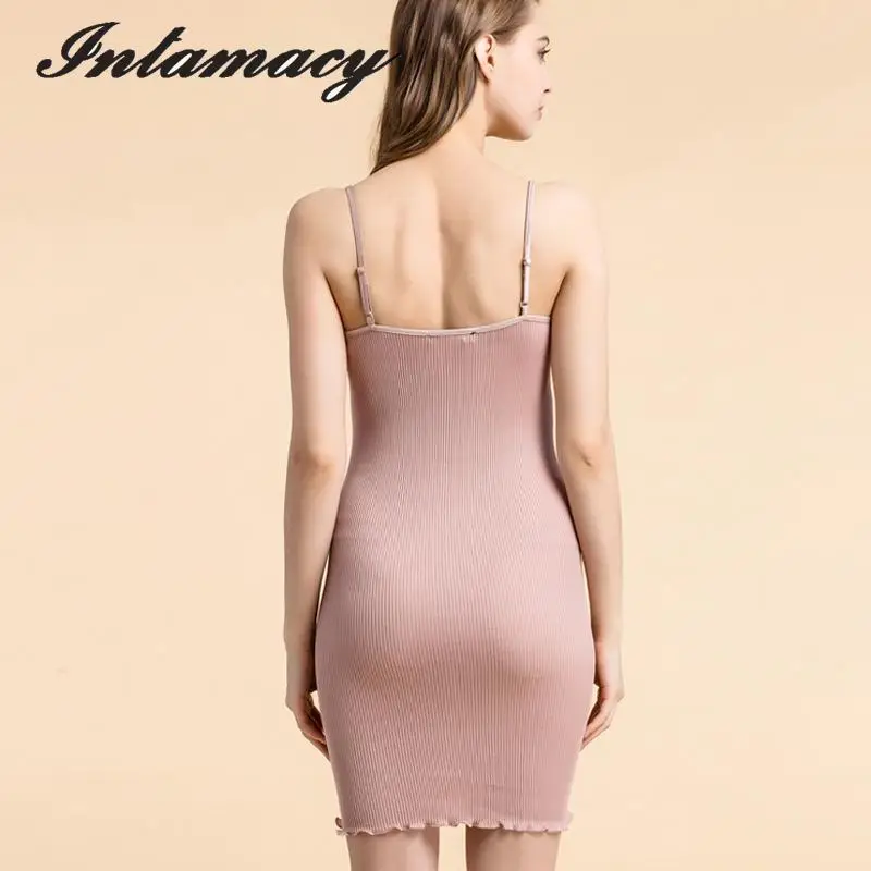 Женское летнее платье из 70% шелка бесшовное Хлопковое трикотажное облегающее в