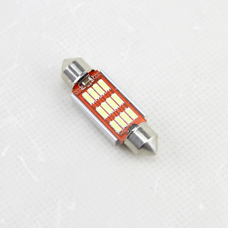 Автомобильный Стайлинг 2x CAN-bus 36 мм 6418 C5W Led регистрационная номерная табличка