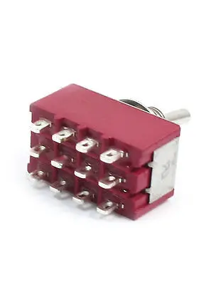 4PDT 2 Позиции фиксация 12-Φ AC250V 2A 125V 6A | Строительство и ремонт