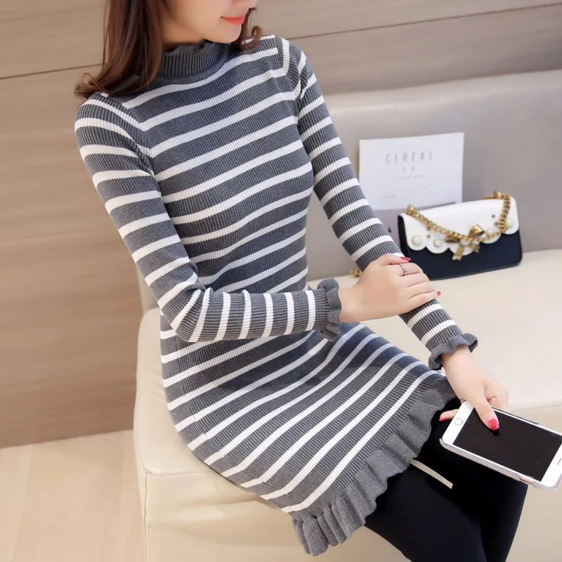 Бесплатная доставка 2017 осень-зима женские свитера топы Модные пикантные