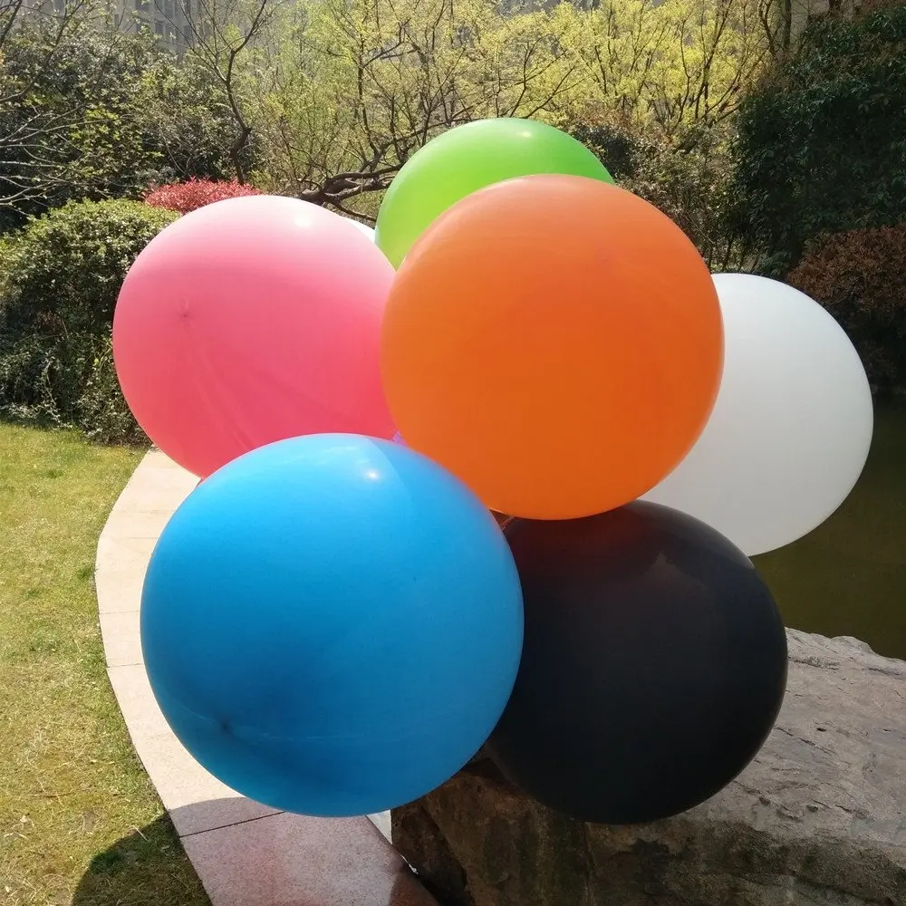 4 шт. большой шар 36 дюймов Круглая латексная гигантский воздушный для фотосессии