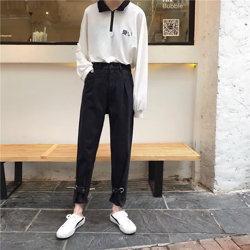 Весенняя женская Корейская версия свободные Индивидуальные брюки дизайнерские