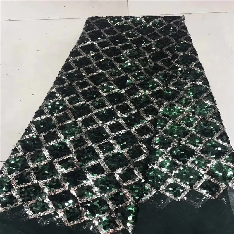 Сетчатая кружевная ткань с 3d блестками африканские блестки для женщин материал