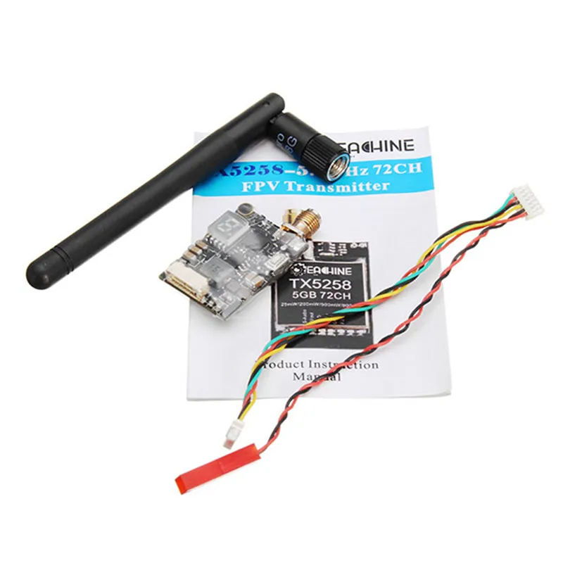 Оригинальный передатчик FPV с возможностью переключения 5 8G 72CH 25/200/500/800 МВт