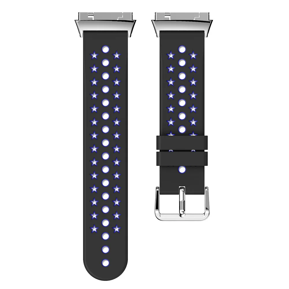 

Lovely Silicone watch strap For Fitbit Ionic double colors Watches band replacement For Fitbit Ionic Bracelet wristband