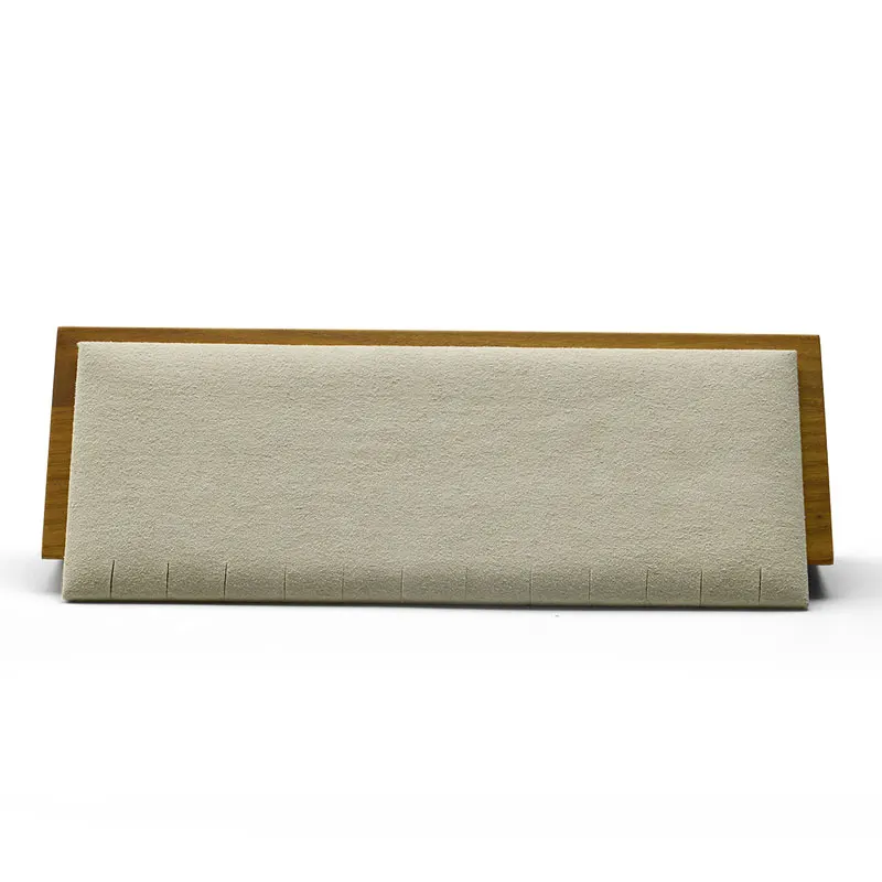 

FANXI Solid wood necklace Holder and pendant display stand with microfiber for jewelry exhibition
