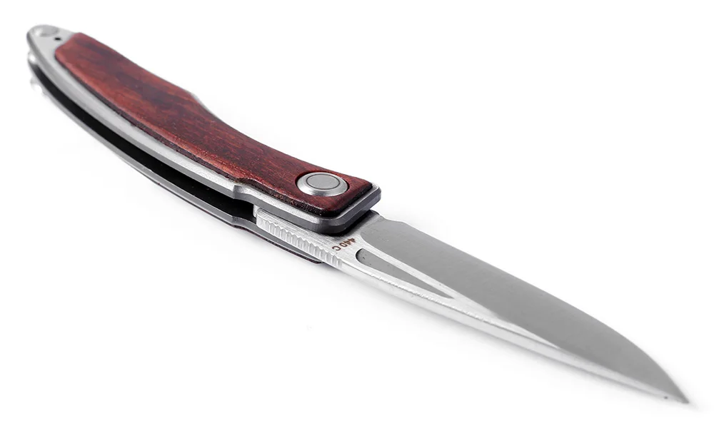 KKWOLF Fighter Складной нож 440c для охоты и кемпинга инструмент выживания карманный