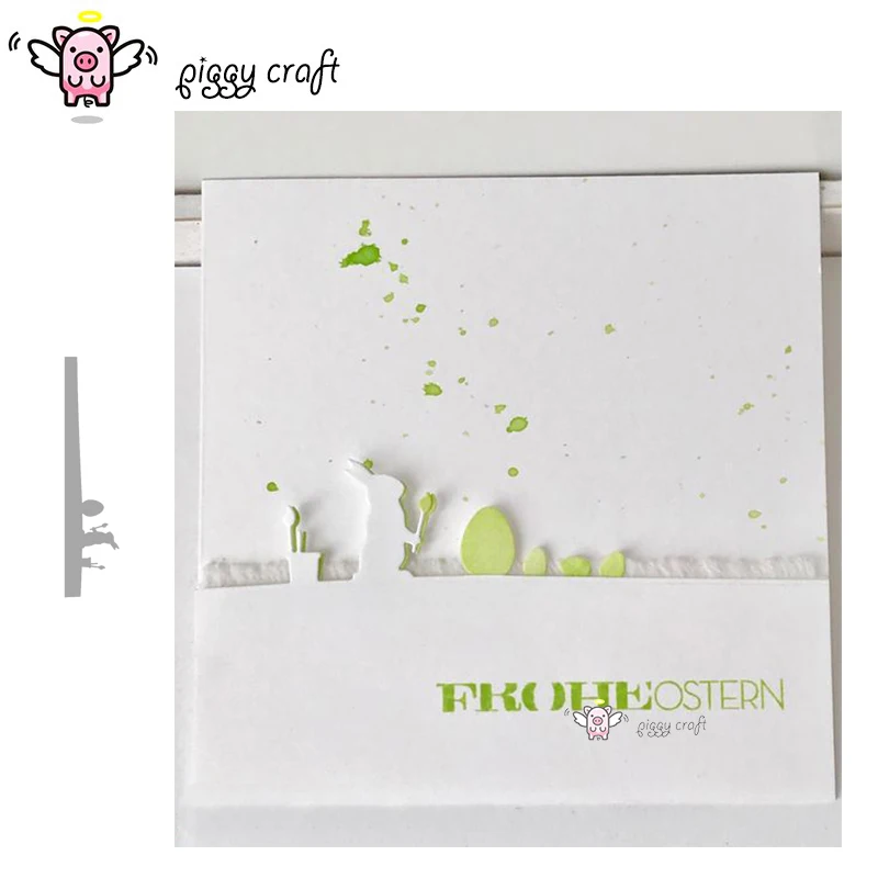 Металлические Вырубные штампы форма для вырезания пасхальное яйцо кролик