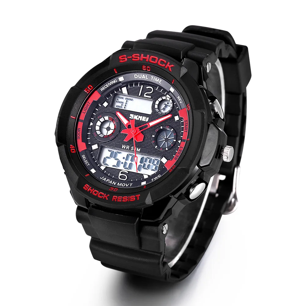 

2019 New Luxury Brand Men Military Sports Watch Digital Fashion Quartz Waterproof Men Watch Rubber Strap Relogio Masculino