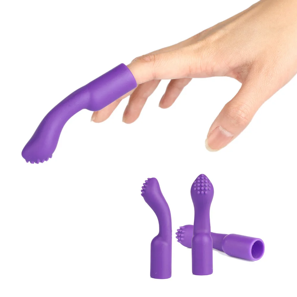 Силиконовый G Spot рукав для пальца Стимуляция клитора Женский Вибратор товары