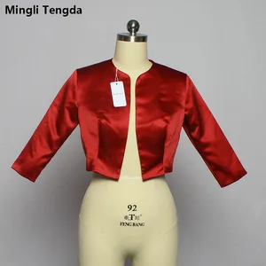Mingli Tengda красное вино Болеро Бракосочетание шаль обертывания 34 рукава искусственная пятна свадебный палантин накидка шерстяная куртка Женская Новинка