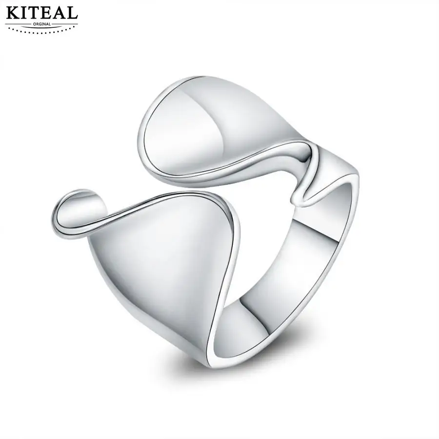 Kiteal wholesale silver fingers Thumb ring resizable opening unisex jewelry Top quality unique stamp 925 | Украшения и аксессуары