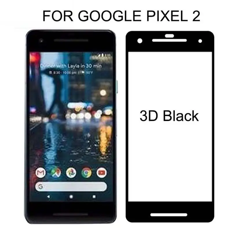 Защитное стекло Pixel 2 3 XL для смартфона Google 2XL 3XL 3D 2.5D закаленное с полным