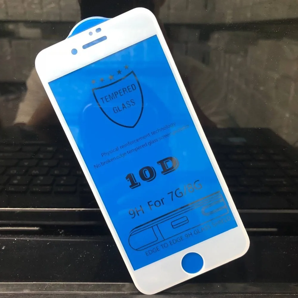 DanYee 10 шт. новая модель 10D полноэкранная резиновая пленка для iPhoneX/Xs XsMax XR HD