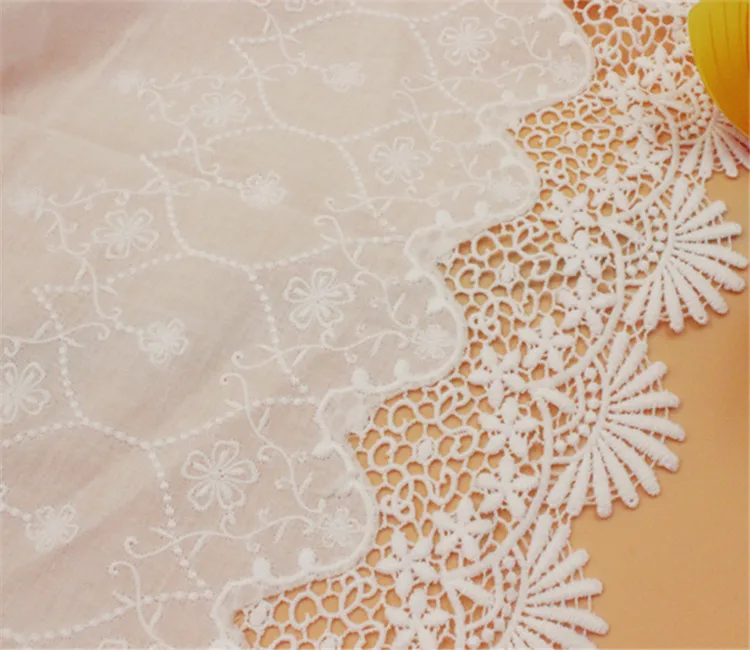3 ярда/партия хлопковые кружева для юбки штор скатерти и других декоративных