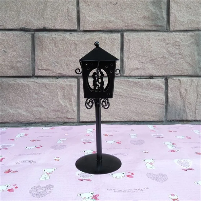 Candle Holder R Винтажные Ретро украшения для дома металлический Железный фонарик со свечой высокий большой портативный подсвечник Европейский чайный светильник подсвечник - Цвет: Candle Holder R