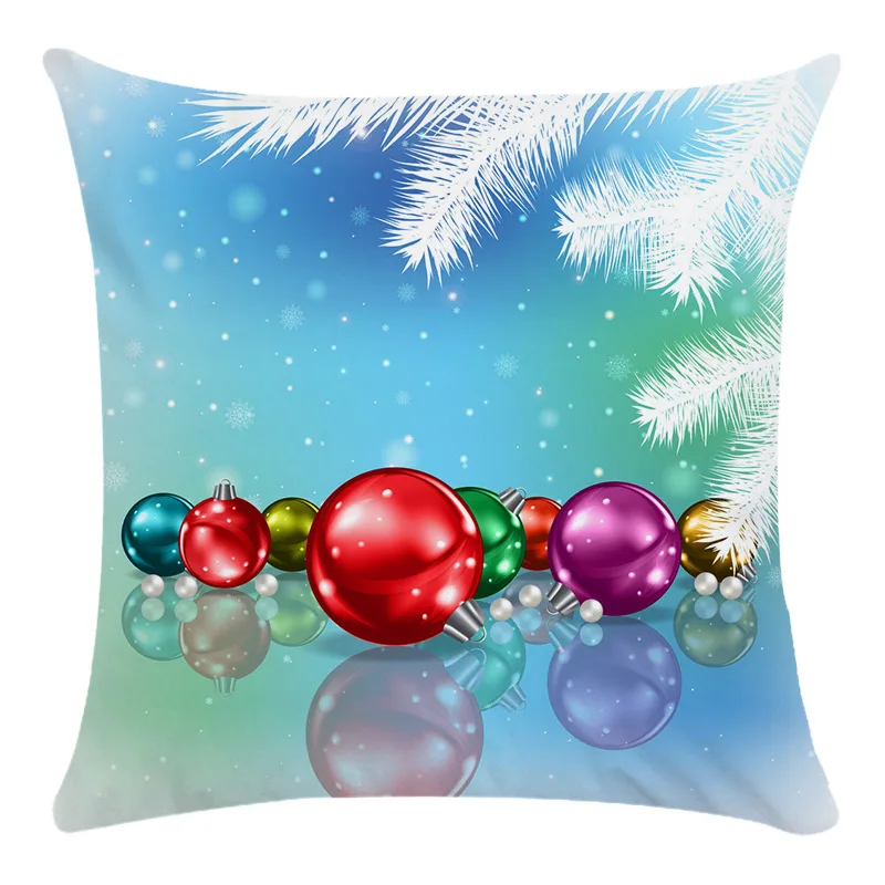 Рождественские цветные шары палуба зала печать покраска диван кровать домашний