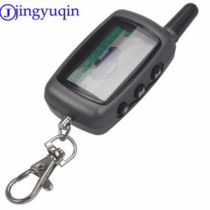 Jingyuqin 2-way LCD пульт дистанционного управления брелок чехол для ключей для двухсторонней автомобильной системы сигнализации Twage Starline A9