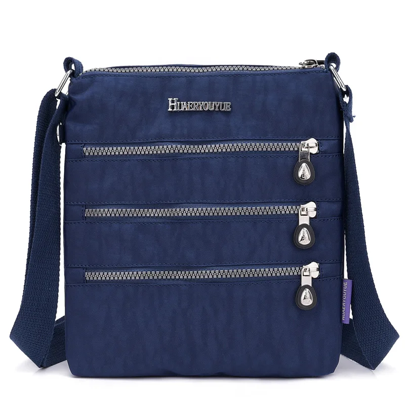 dark blue Новые женские сумки-мессенджеры для женщин, водонепроницаемые нейлоновые сумки, женские сумки через плечо, женские сумки через плечо - Цвет: dark blue