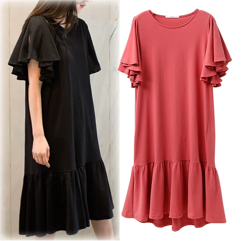XL 5XL плюс Размеры повседневные женские платья 2019 летняя модная обувь с бантиками