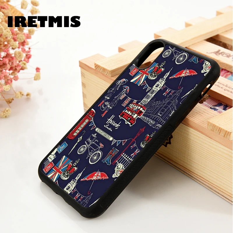 Iretmis 5 5S SE 6 6S Silicone phone case cover for iPhone 7 