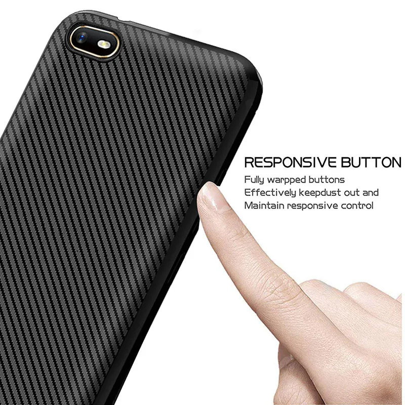 Чехол для OPPO A1K A 1 k Мягкая силиконовая задняя крышка из углеродного волокна ТПУ