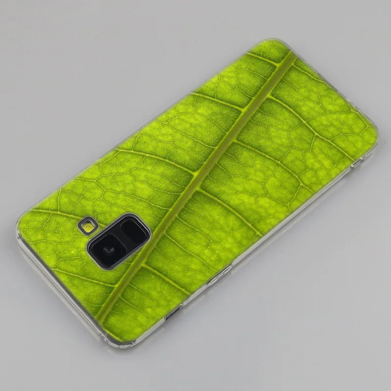 Горячая тропические листья ладони дерево силиконовый чехол для Samsung Galaxy A50 A30 A10 A40