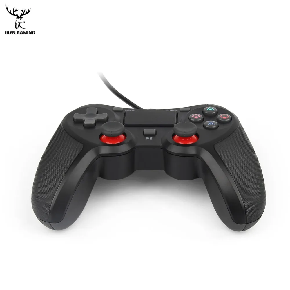 IBen USB контроллер геймпад джойстик для PS4/PS4 Pro/PS3/PC DualShock вибрации проводной
