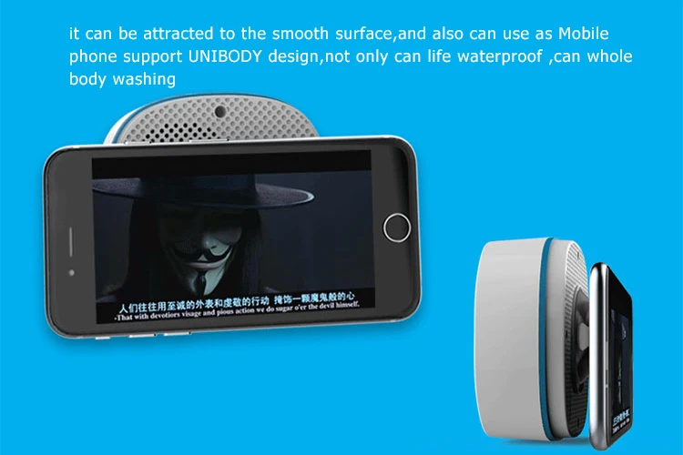 Bluetooth динамик Ванная комната Водонепроницаемый bluetooth стерео мини душ усилитель сабвуфер колонки