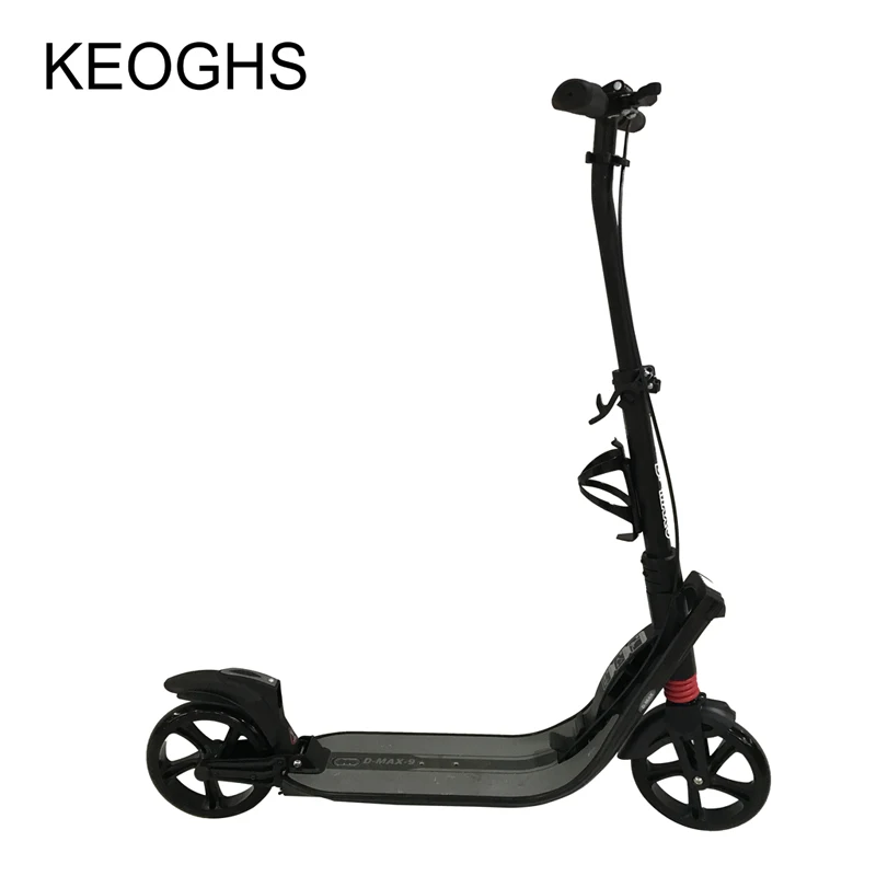 

adult children kick scooter NEW pattern foldable PU 2wheels Hand brake bodybuilding all aluminum urban campus transportation