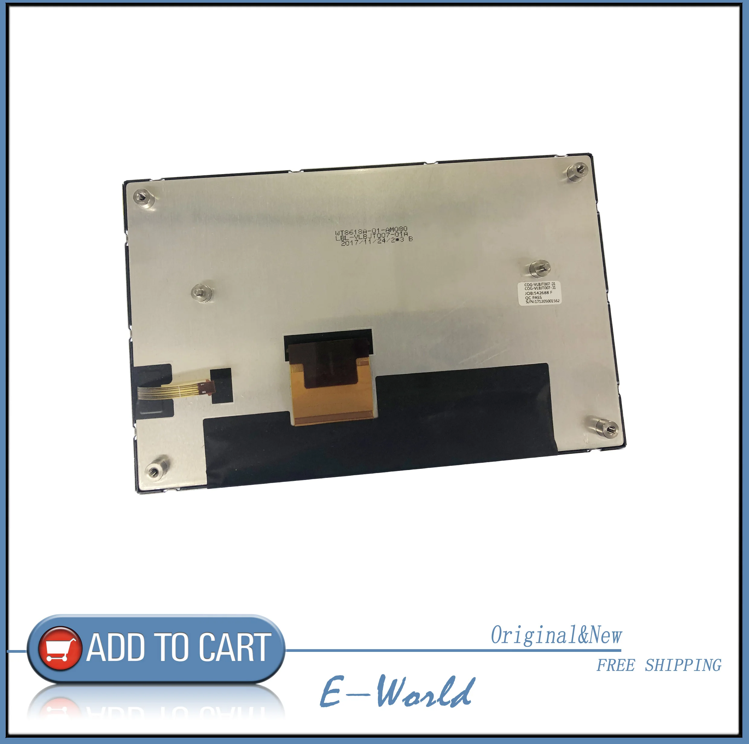 

Оригинальный ЖК-экран WT8618A-01-AM080 WT8618A-01 WT8618A Бесплатная доставка