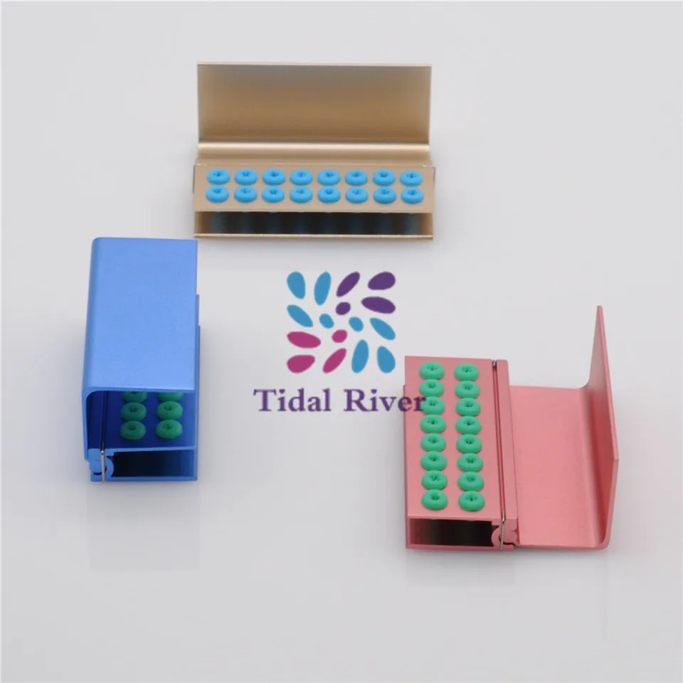 3/шт стоматологические Bur Box Block FG Burs Чехлы наконечники держатели для автоклава