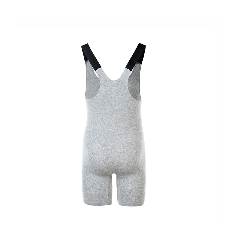 Мужской комбинезон без рукавов Sansha профессиональный из хлопка и лайкры для