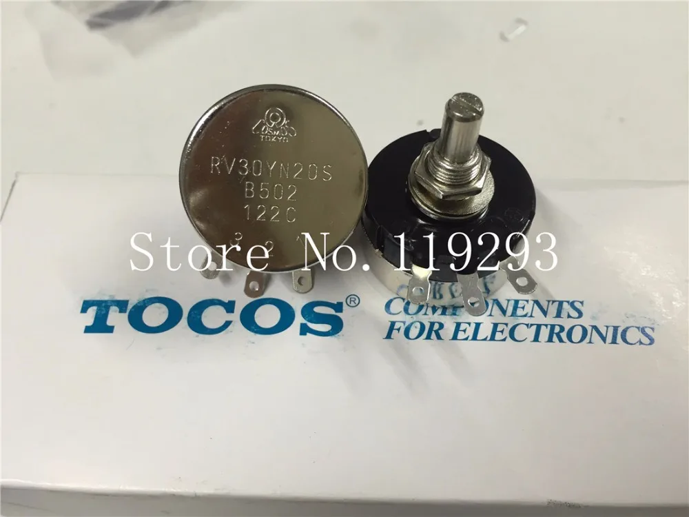 [BELLA]TOCOS RV30YN 20S B501 B102 B202 B502 B103 B203 B503 B104 B105 500R 1K 2K 5K 10K 20K 50K 100K 1M потенциометр 10