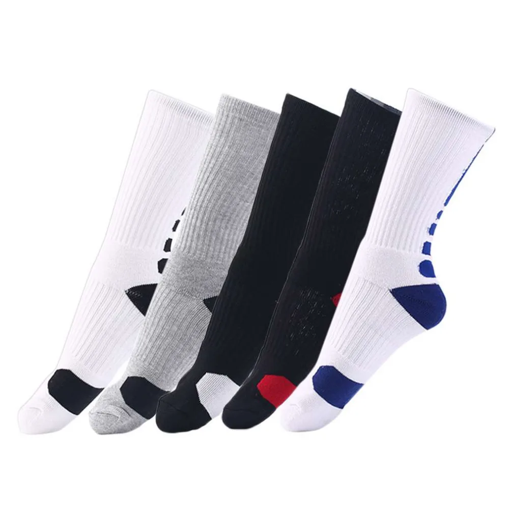 1 пара мужские профессиональные носки дышащие утолщенные спортивная одежда
