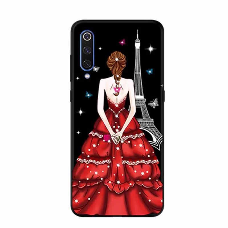 Для xiaomi mi 9 чехол mi 9 силиконовый чехол с изображением мультяшного слона, для xiaomi mi 9 чехол с милой собаки для маленького мальчика и девочки мягкая термополиуретановая накладка на заднюю панель M9 mi 9 бампер чехол funda