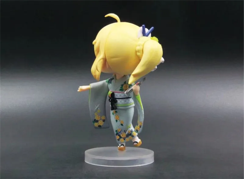 Fate Stay Night Chara Forme Plus Saber Rin Tohsaka ПВХ фигурка модель игрушки Kawaii кимоно для девочек