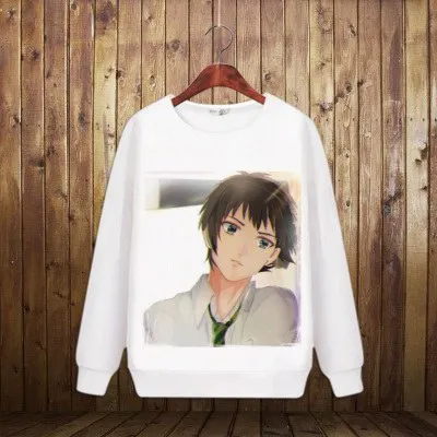 3 Костюмы для косплея из аниме «You Name kimi no na wa», миямидзу мицуха, толстовки с капюшоном, Tachibana Taki, причудливые Топы с капюшоном - Цвет: 3