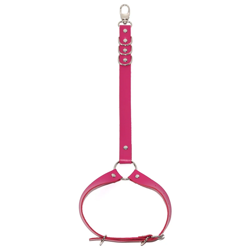 Style 2 Rose Red Панк Харадзюку подвязки из искусственной кожи пояс Связывание Эротическое белье для женщин ноги жгут шесте танец сексуальные костюмы подтяжки ремни - Цвет: Style 2 Rose Red