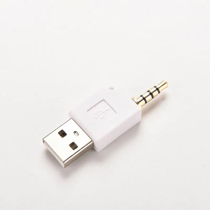 1 шт. белый конвертер USB 2 0 штекер Адаптер 3 5 мм AUX аудио стерео для Apple iPod|Кабели VGA| |
