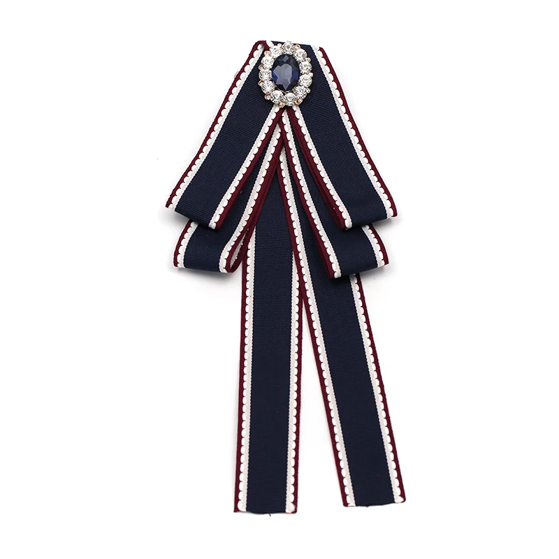 JURAN Charm Bijoux вечерние подарки массивная брошь для галстука Ювелирные изделия Классическая мода Роскошная ткань броши «бант» Для женщин булавки-зажимы