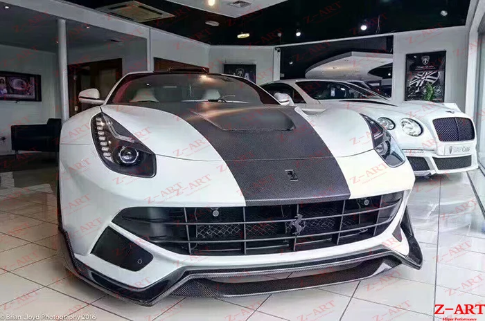 Передняя губа из углеродного волокна для Fe rrari F12 Berlinetta передний диффузор