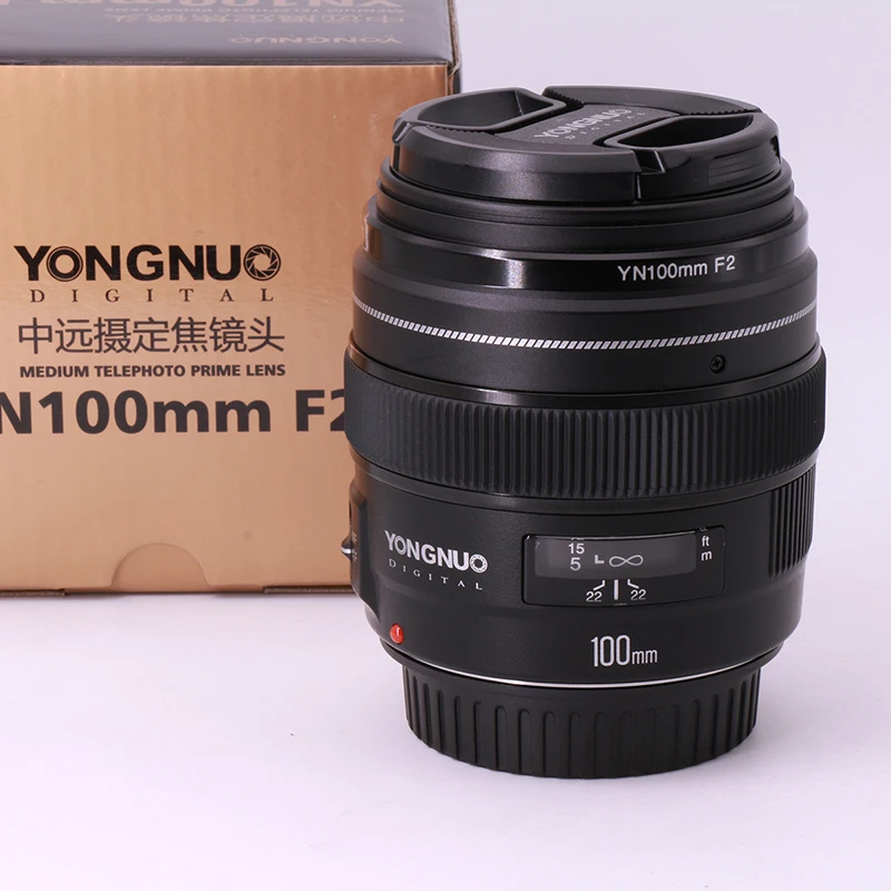 В наличии! Объектив YONGNUO YN 100 мм F2 AF с большой апертурой и автофокусом для DSLR-камер