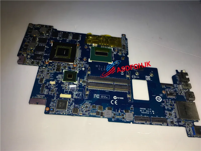 Подлинная для MSI GS60 материнская плата портативного компьютера с I7-4700HQ Процессор и GTX870M MS-16H2 MS-16H21 TESED OK