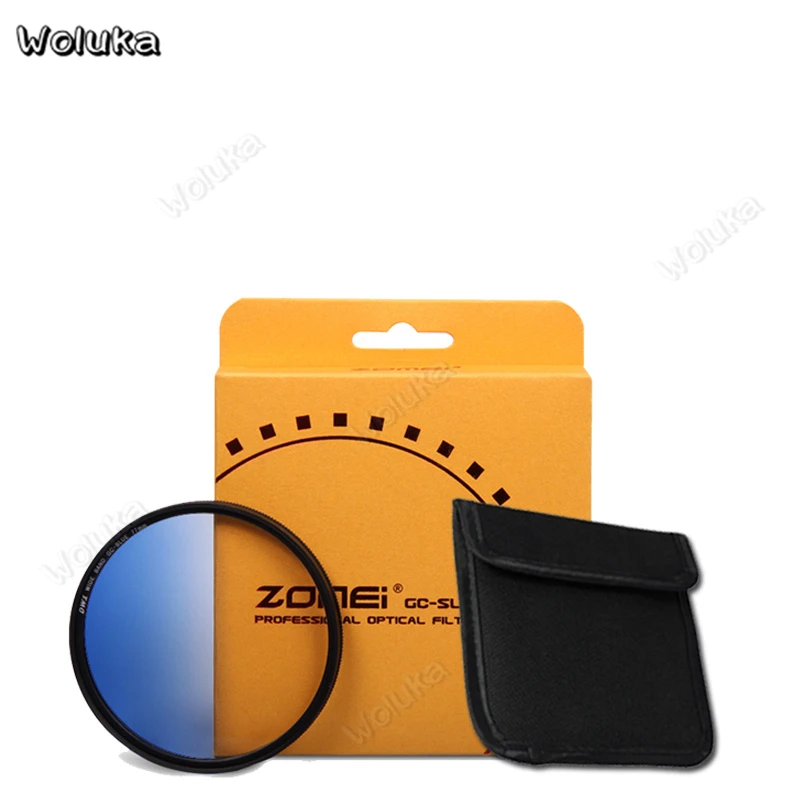 Набор фильтров для камеры 55 мм градиентные ультратонкие студийные цветные линзы